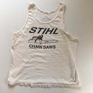 Vintage Stihl Chainsaw Tank Top 1995